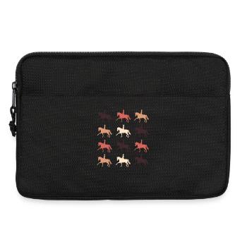 Cheval de dressage - Sacoche pour ordinateur portable 13 pouces - noir - Devant