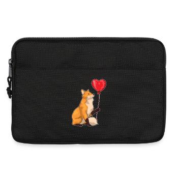 Fox Balloon - Laptop bag 13" - black - Front