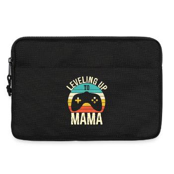 Leveling Up To Mama Funny Gamer Mom - Sacoche pour ordinateur portable 13 pouces - noir - Devant