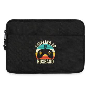 Leveling up to husband - Sacoche pour ordinateur portable 13 pouces - noir - Devant