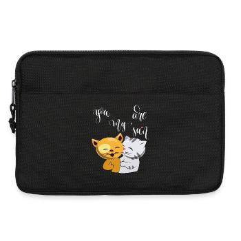 Katzen, you are my Sun - Laptoptasche 13" - Schwarz - Vorne
