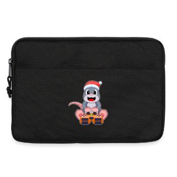 Mole Christmas Gamer - Laptop bag 13" - black - Front