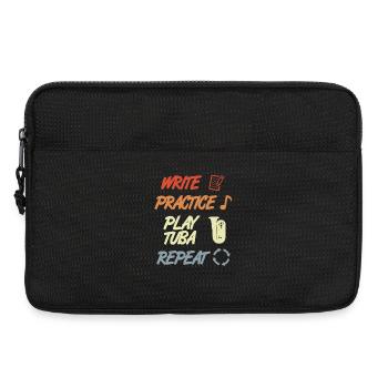 Tuba Motivation - Sacoche pour ordinateur portable 13 pouces - noir - Devant
