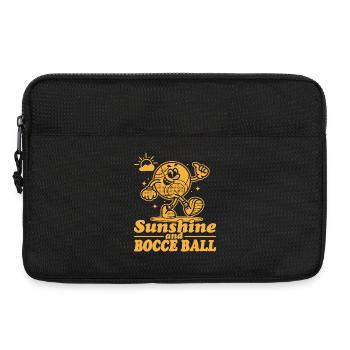 Sunshine And Bocce Ball mit Jack Bocci Game Bocce - Laptoptasche 13" - Schwarz - Vorne