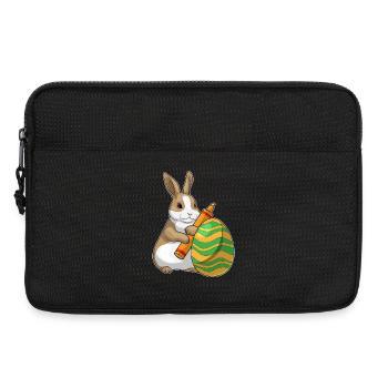 Coloriage de Pâques de Bunny - Sacoche pour ordinateur portable 13 pouces - noir - Devant