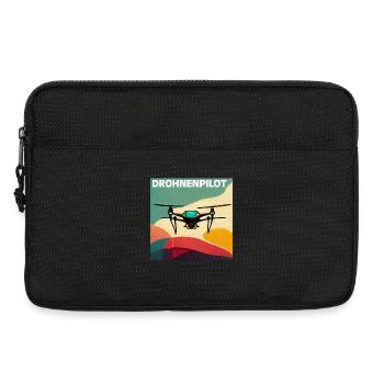 Drohnenpilot Retro-Poster - Laptoptasche 13" - Schwarz - Vorne