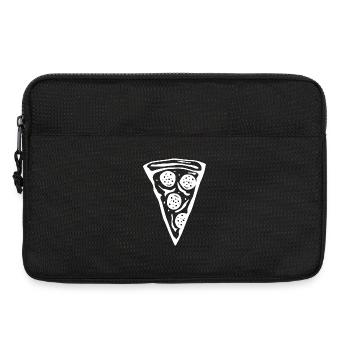 Pizza slice - Laptop bag 13" - black - Front