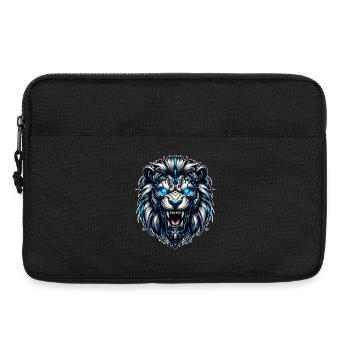 Lion Cyborg Robot Gift - Laptop bag 13" - black - Front