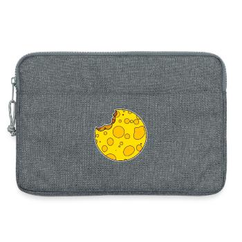 Rond de fromage Circle - Sacoche pour ordinateur portable 13 pouces - gris chiné - Devant