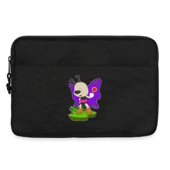 Schmetterling Lutscher - Laptoptasche 13" - Schwarz - Vorne