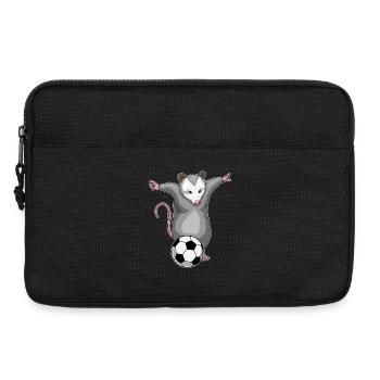 Possum Soccer Player Soccer - Laptop bag 13" - black - Front