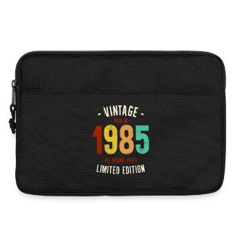 Vintage 1985 Limited Edition - Laptop bag 13" - black - Front