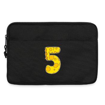 Number 5 - Five - Laptop bag 13" - black - Front