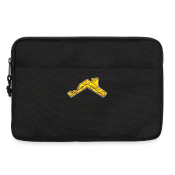 Haus Dach Käse - Laptoptasche 13" - Schwarz - Vorne