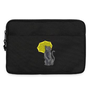 Parapluie pour chat - Sacoche pour ordinateur portable 13 pouces - noir - Devant