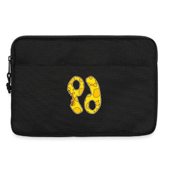Sternzeichen Krebs Symbol - Laptoptasche 13" - Schwarz - Vorne