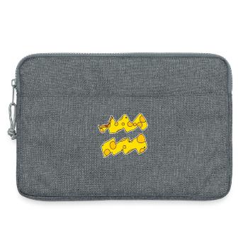 Sternzeichen Wassermann Symbol - Laptoptasche 13" - Grau meliert - Vorne
