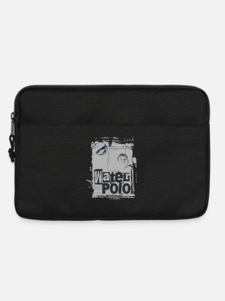 Wasserball minimalistisch - Laptoptasche 13" - Schwarz