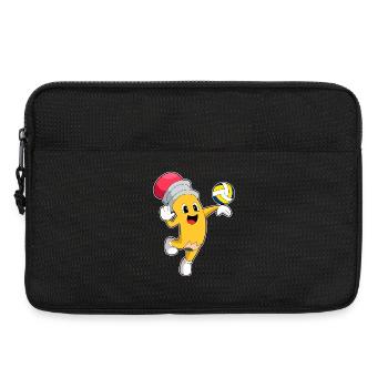 Bleistift Volleyballspieler Volleyball - Laptoptasche 13" - Schwarz - Vorne