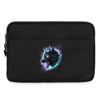 Royal Wolf Synthwave - Sacoche pour ordinateur portable 13 pouces - noir - Devant
