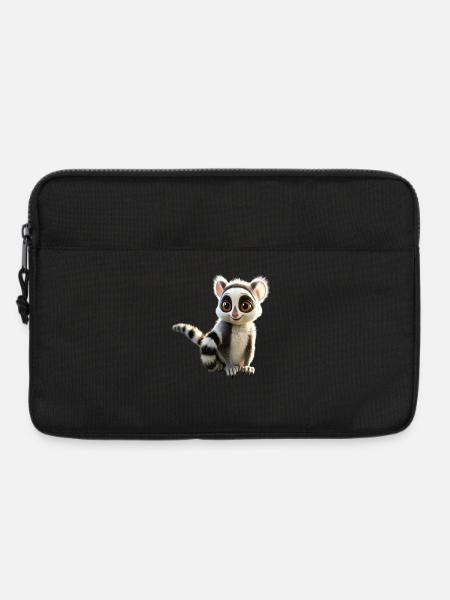 Ring-tailed lemurs lover Lemur ring-tailed lemurs Maki ring-tailed lemur - Laptop bag 13" - black