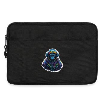 Gorille Astronaute Neon - Sacoche pour ordinateur portable 13 pouces - noir - Devant