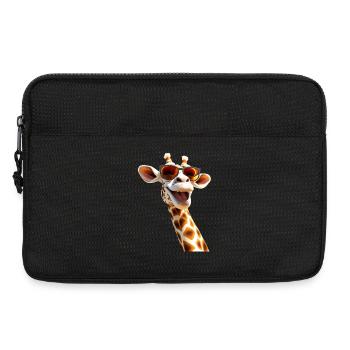 Giraffe, Wilderness, Safari, Africa, Wild Cute Giraffes - Laptop bag 13" - black - Front