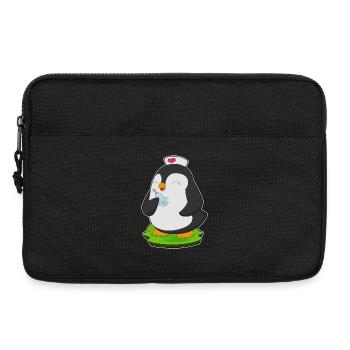 Infirmière Penguin Vie quotidienne - Sacoche pour ordinateur portable 13 pouces - noir - Devant