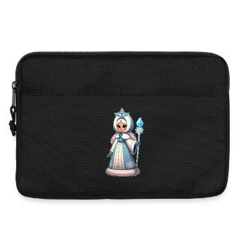Ded Moroz Snegurotschka russischer Weihnachtsmann - Laptoptasche 13" - Schwarz - Vorne