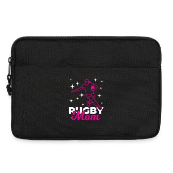 Rugby Mom - Laptop bag 13" - black - Front