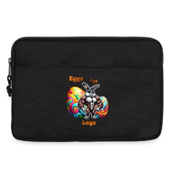 Eggs for Legs - Laptoptasche 13" - Schwarz - Vorne