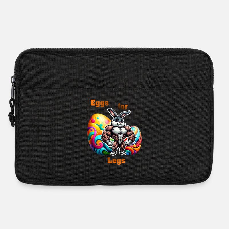 Eggs for Legs - Laptoptasche 13" - Schwarz