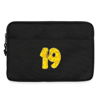 19 Year Old Funny Cheese - Laptop bag 13" - black - Front
