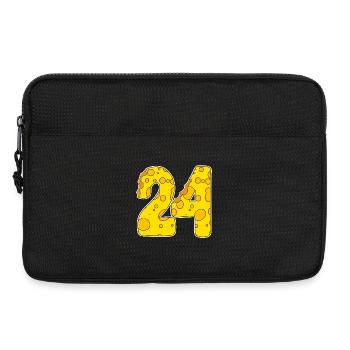 24 Jahre Lustig Käse - Laptoptasche 13" - Schwarz - Vorne