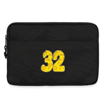 32 years old Lustig Käse - Laptop bag 13" - black - Front