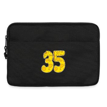 35 ans de Lustig Käse - Sacoche pour ordinateur portable 13 pouces - noir - Devant