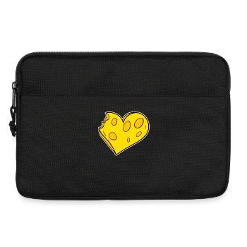 Cheese Heart - Laptop bag 13" - black - Front