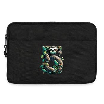 5 Jahre Faultier 5. Geburtstag Geschenk - Laptoptasche 13" - Schwarz - Vorne