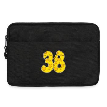 38 ans Lustig Käse - Sacoche pour ordinateur portable 13 pouces - noir - Devant