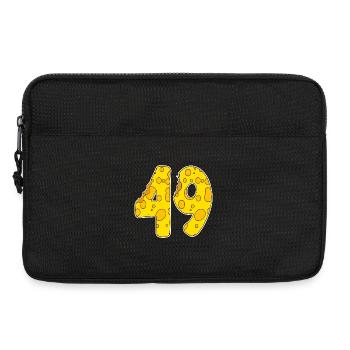 49 years of Lustig Käse - Laptop bag 13" - black - Front
