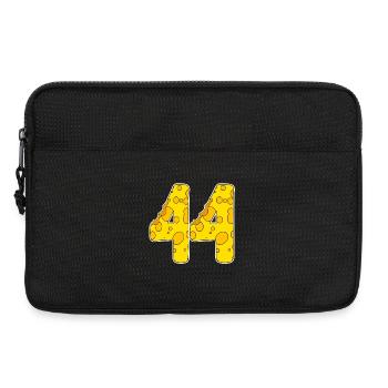 44 Jahre Lustig Käse - Laptoptasche 13" - Schwarz - Vorne