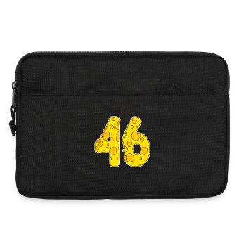 46 years of Lustig Käse - Laptop bag 13" - black - Front