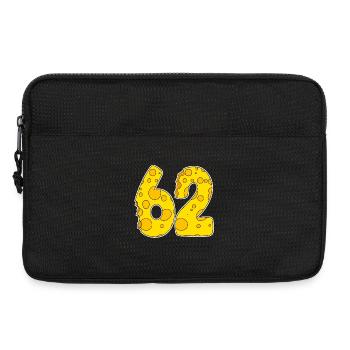62 Jahre Lustig Käse - Laptoptasche 13" - Schwarz - Vorne
