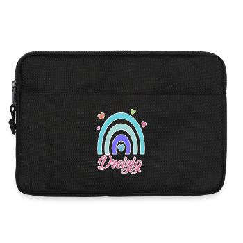 30. Geburtstag Regenbogen Vintage - Laptoptasche 13" - Schwarz - Vorne