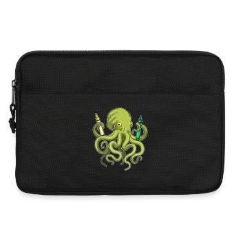 Octopus Student Crayons School - Laptop bag 13" - black - Front