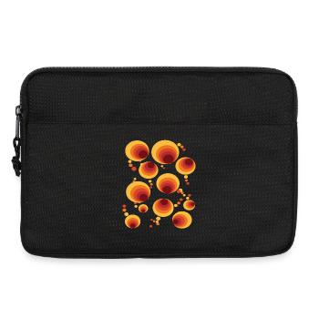 Vintage 50er 60er 70er Retro Kreis Muster Nostalgi - Laptoptasche 13" - Schwarz - Vorne