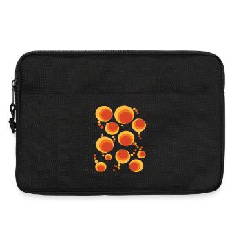 50 ' s 60 ' s Polka Dot Circle Style Pattern - Sacoche pour ordinateur portable 13 pouces - noir - Devant