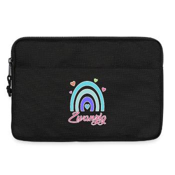 20. Geburtstag Regenbogen Vintage - Laptoptasche 13" - Schwarz - Vorne