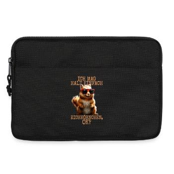 Squirrel I just like squirrels - Laptop bag 13" - black - Front