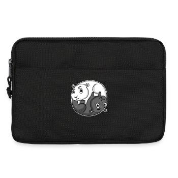 Yin Yang Guinea Pig Guinea Pig - Laptop bag 13" - black - Front